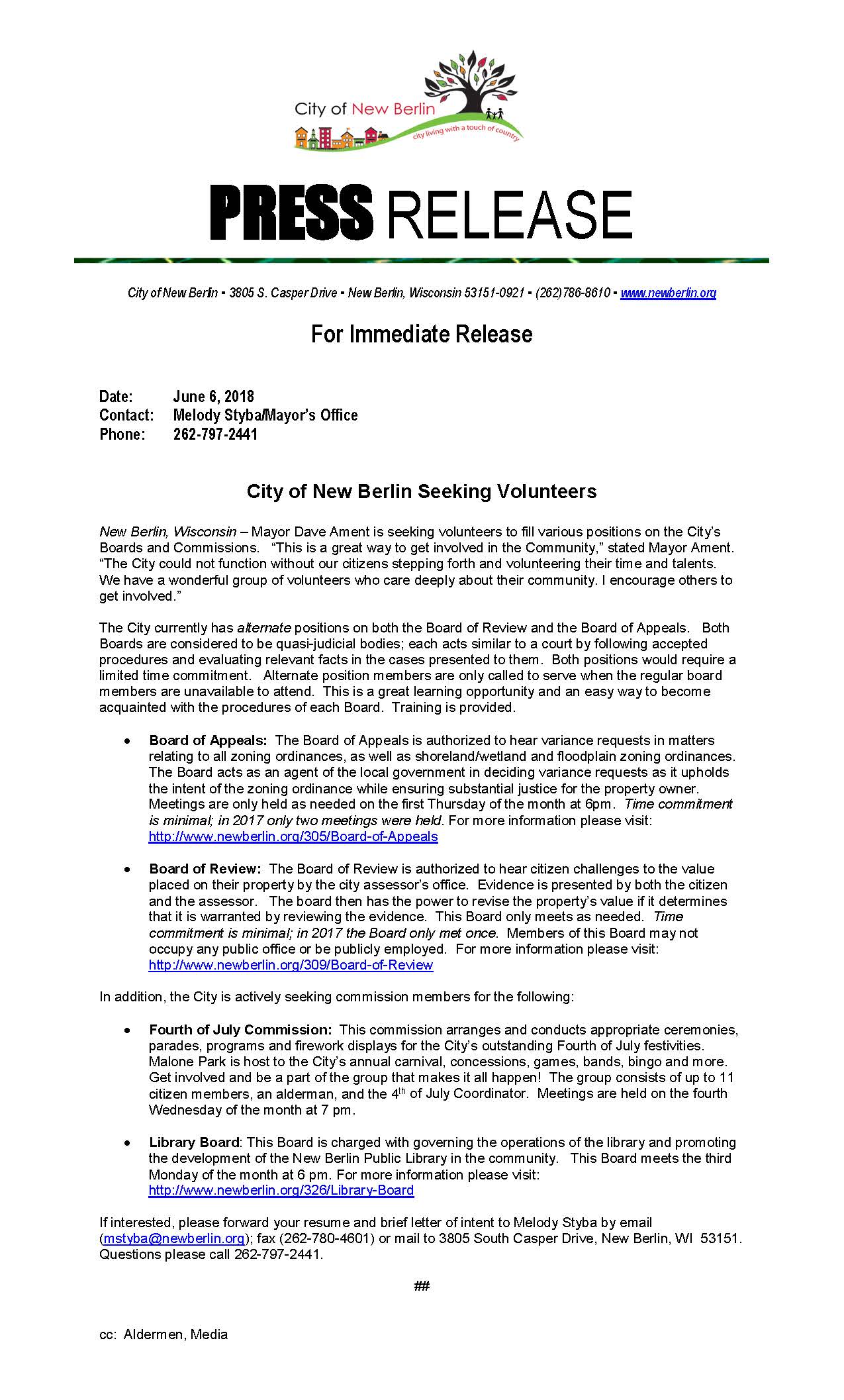 Press Release - BC Openings