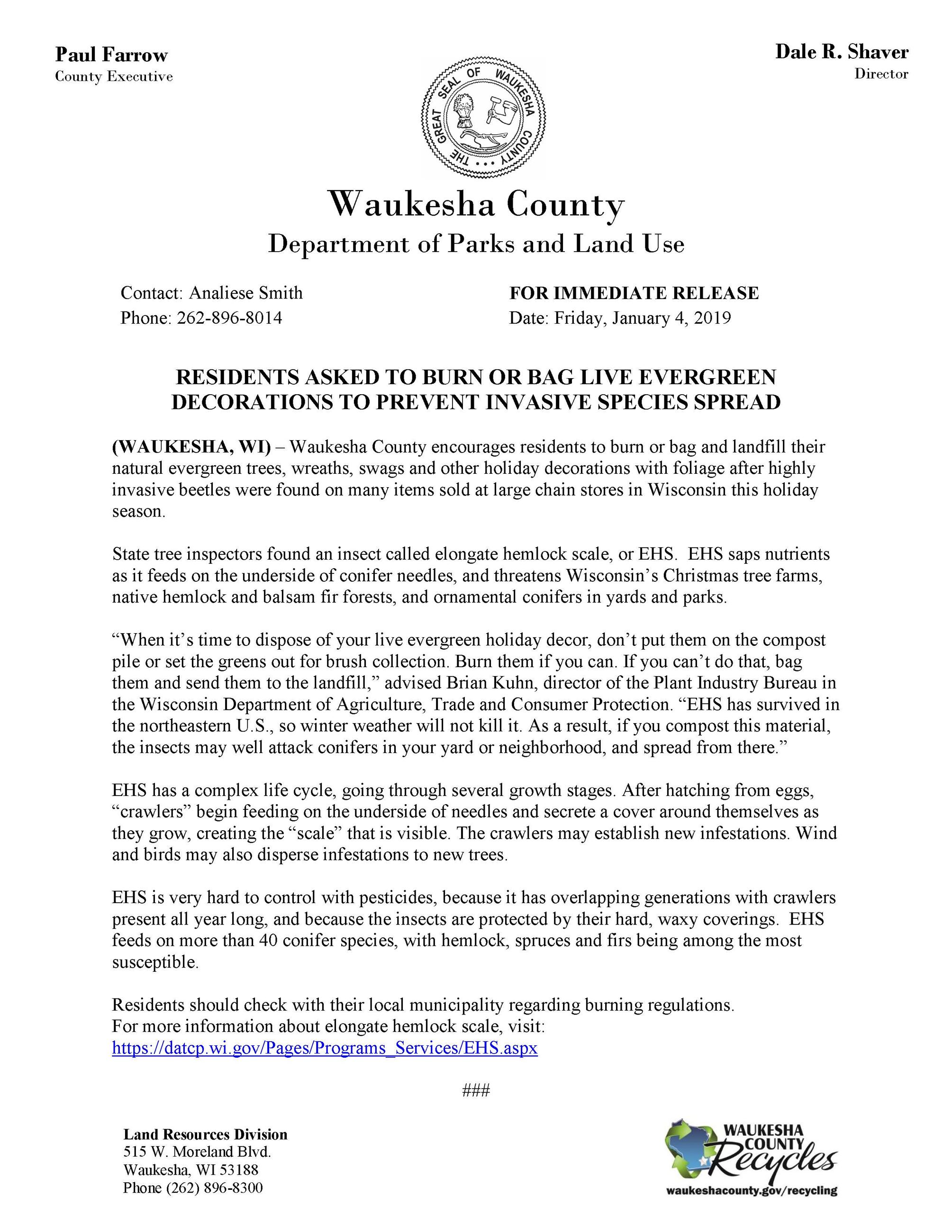 PR_2019 Christmas Tree Disposal