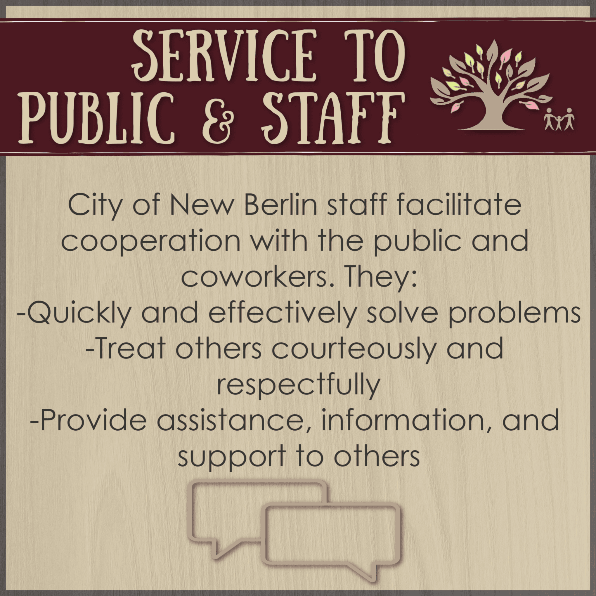 Core Competencies - Service to Public and Staff