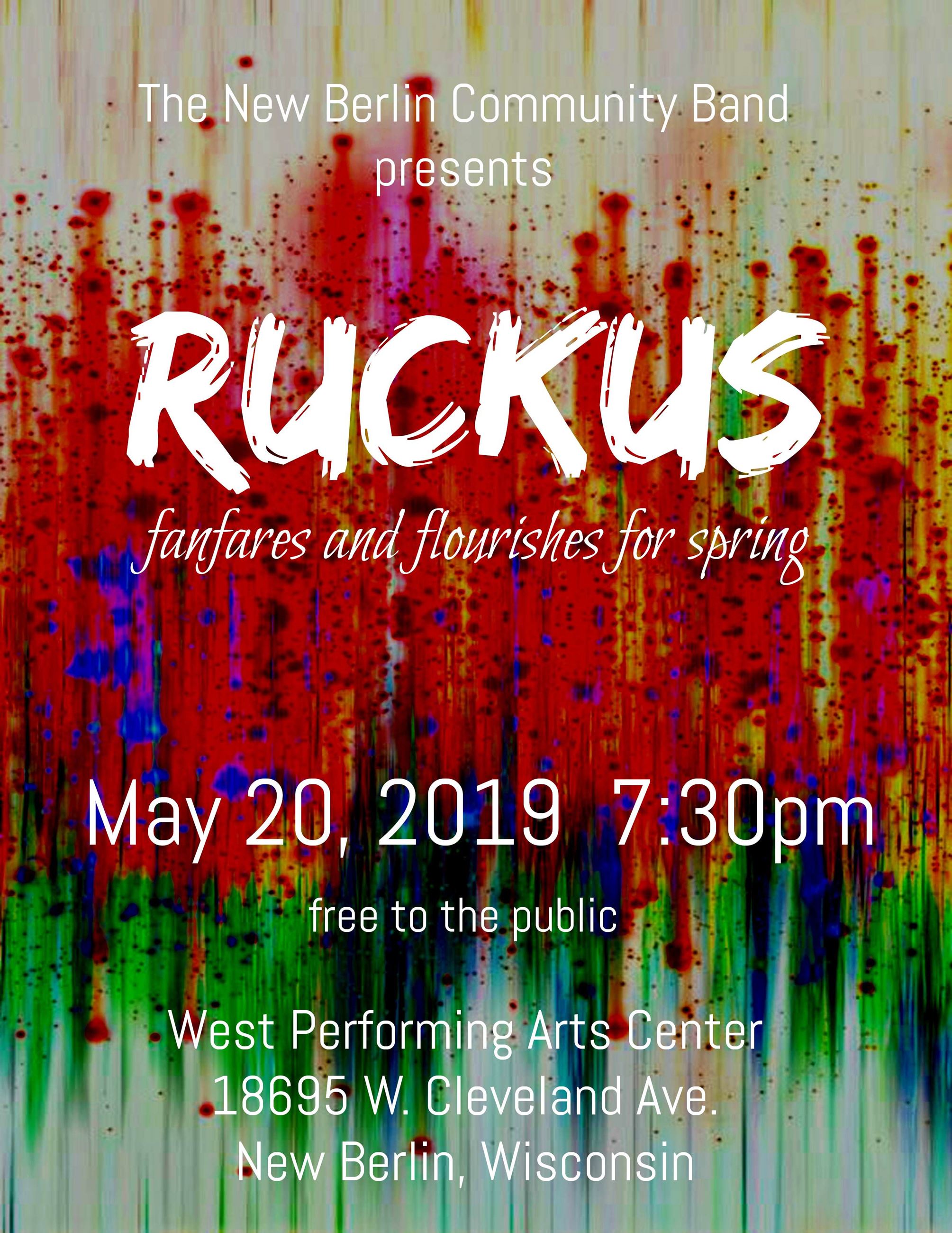 2019-MAY-POSTER Community Band