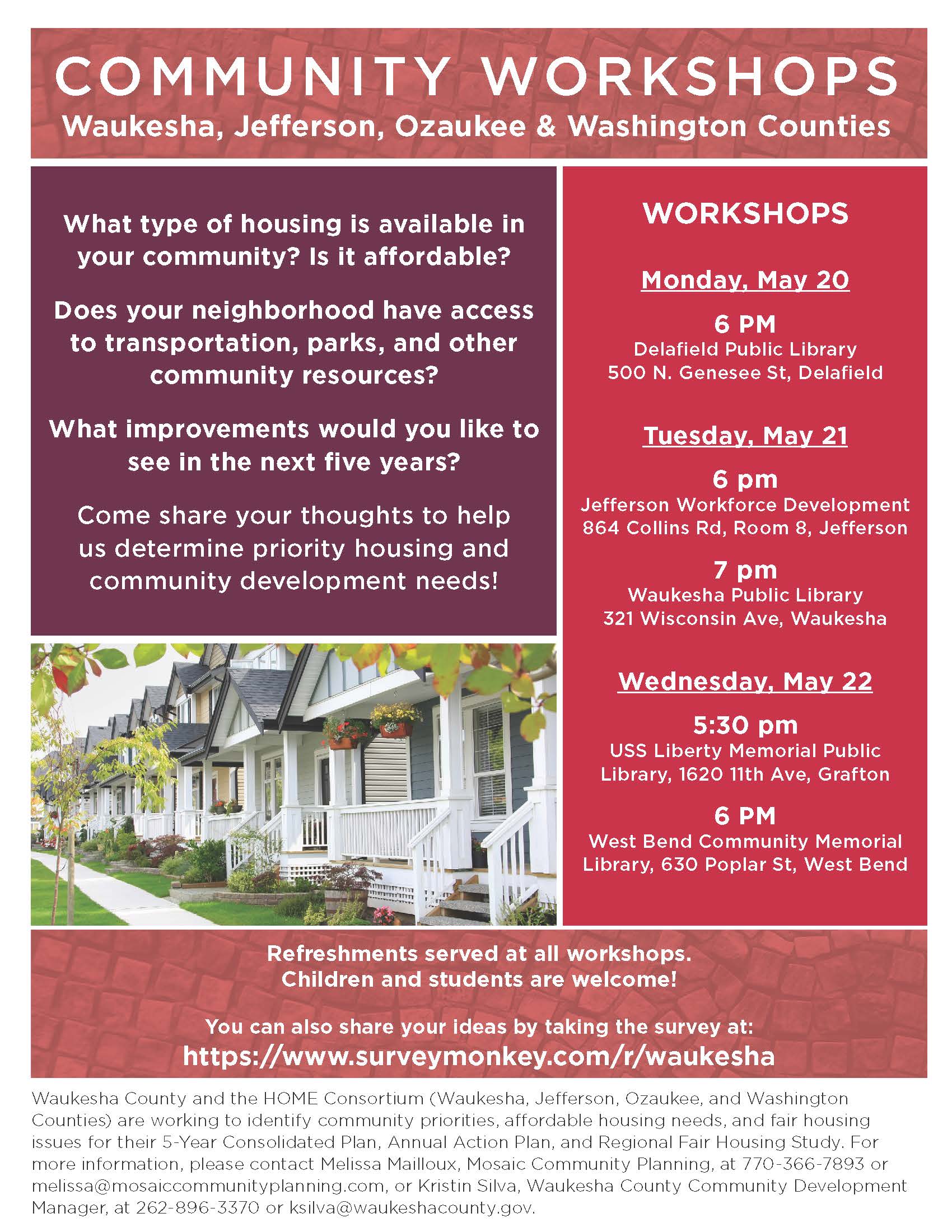 Consolidated Plan Workshop Flyer 2019