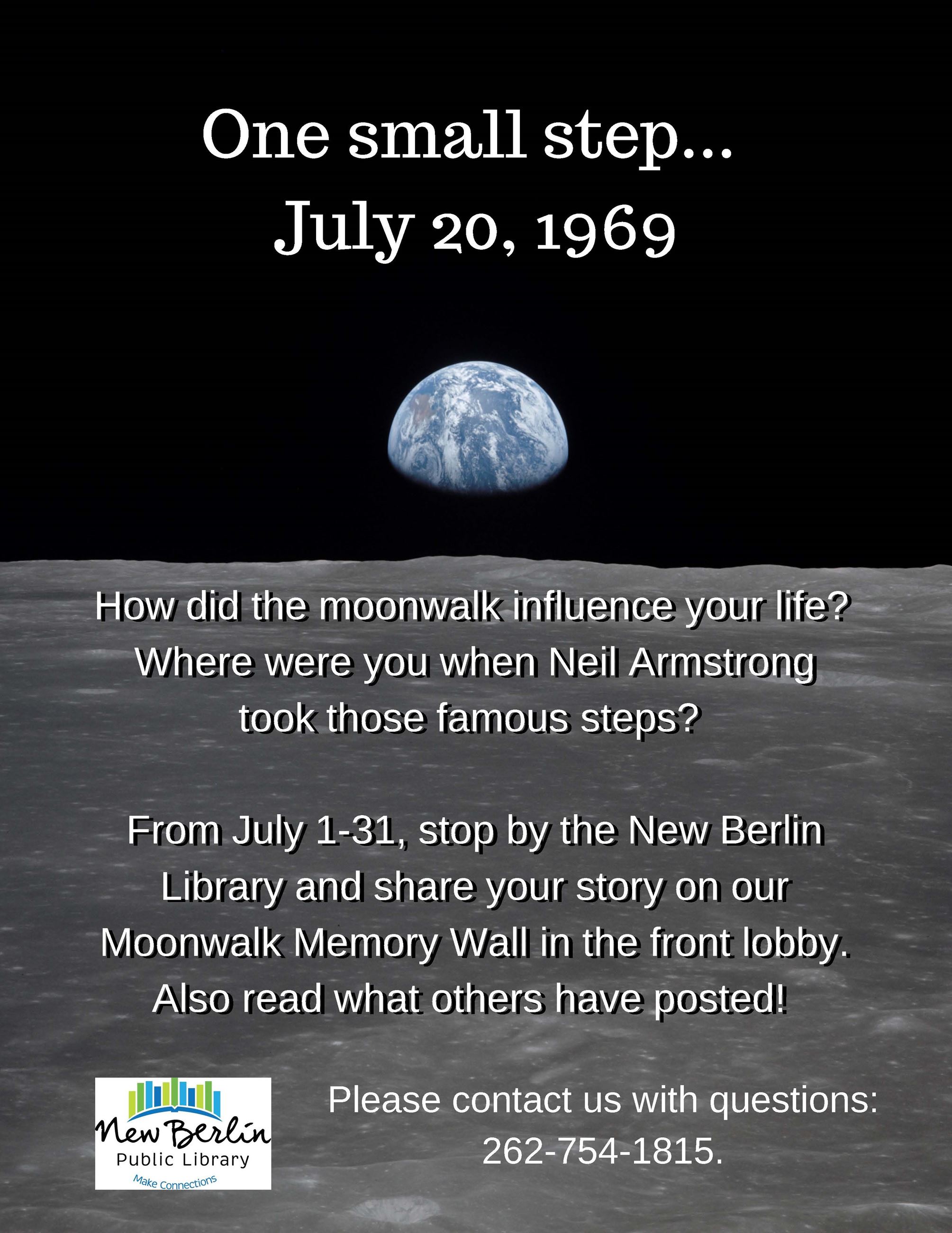Moonwalk Memory Wall Flyer