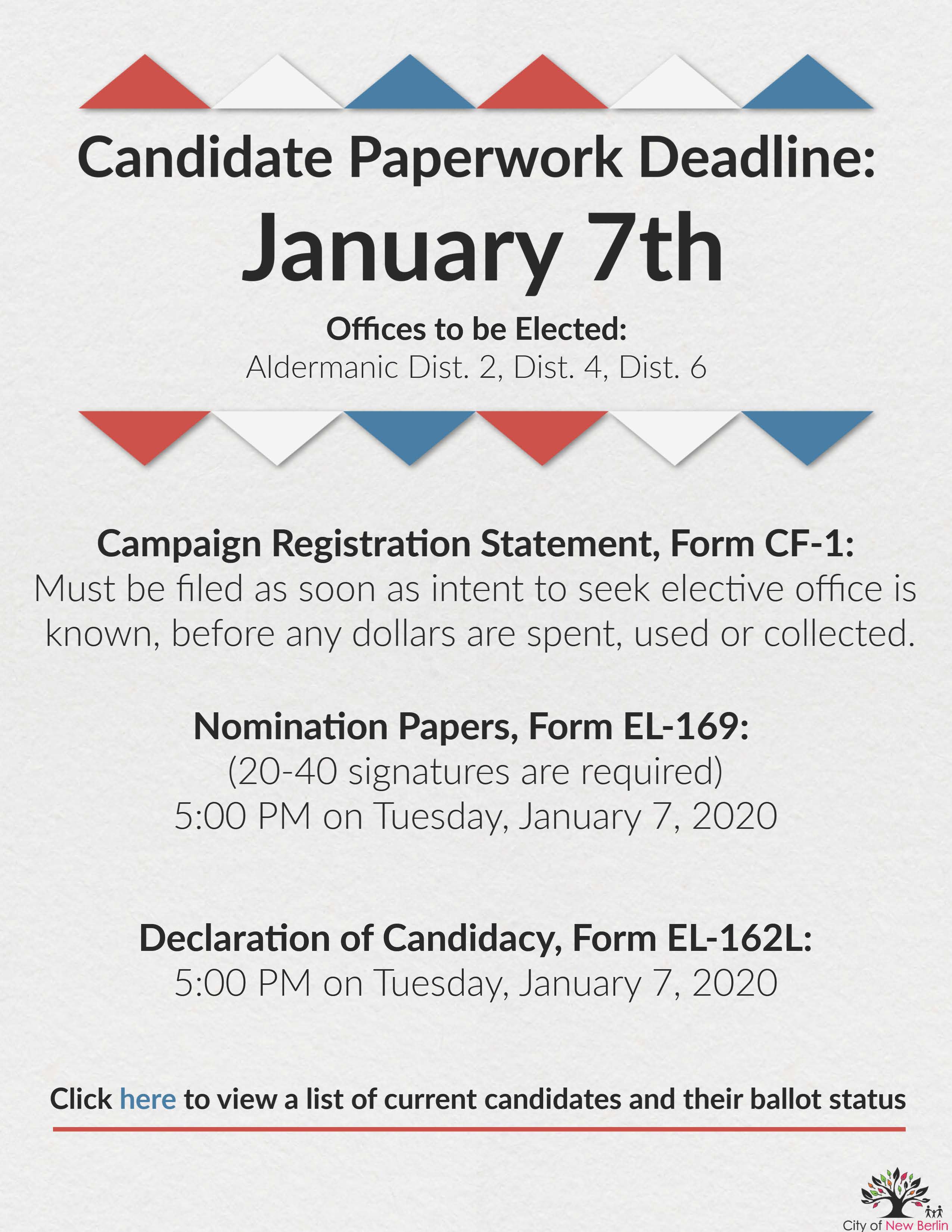 Clickable Nomination Deadline Flier