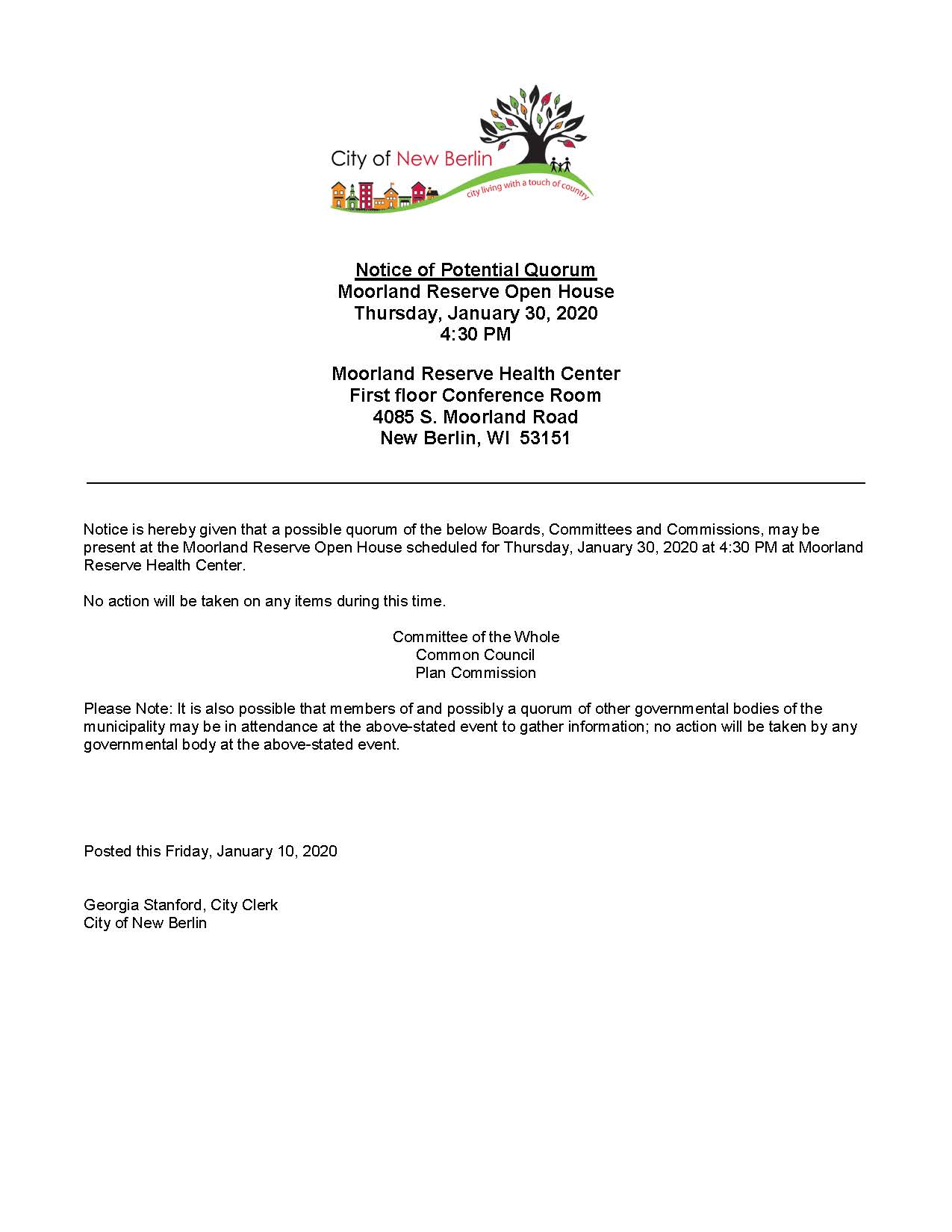 Potential Quorum Notice -Moorland Reserve Open House 01302020