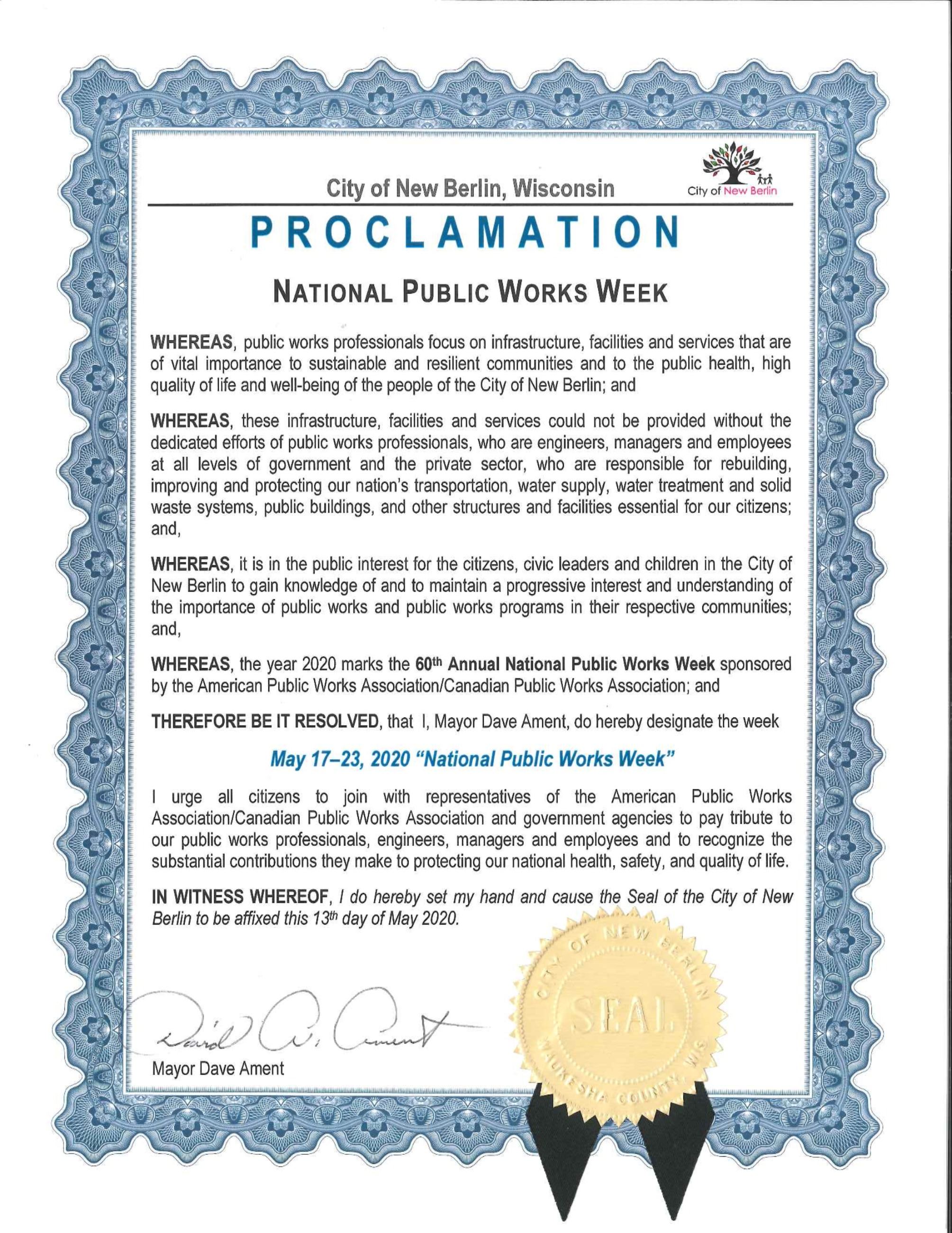 National Public Workers Week