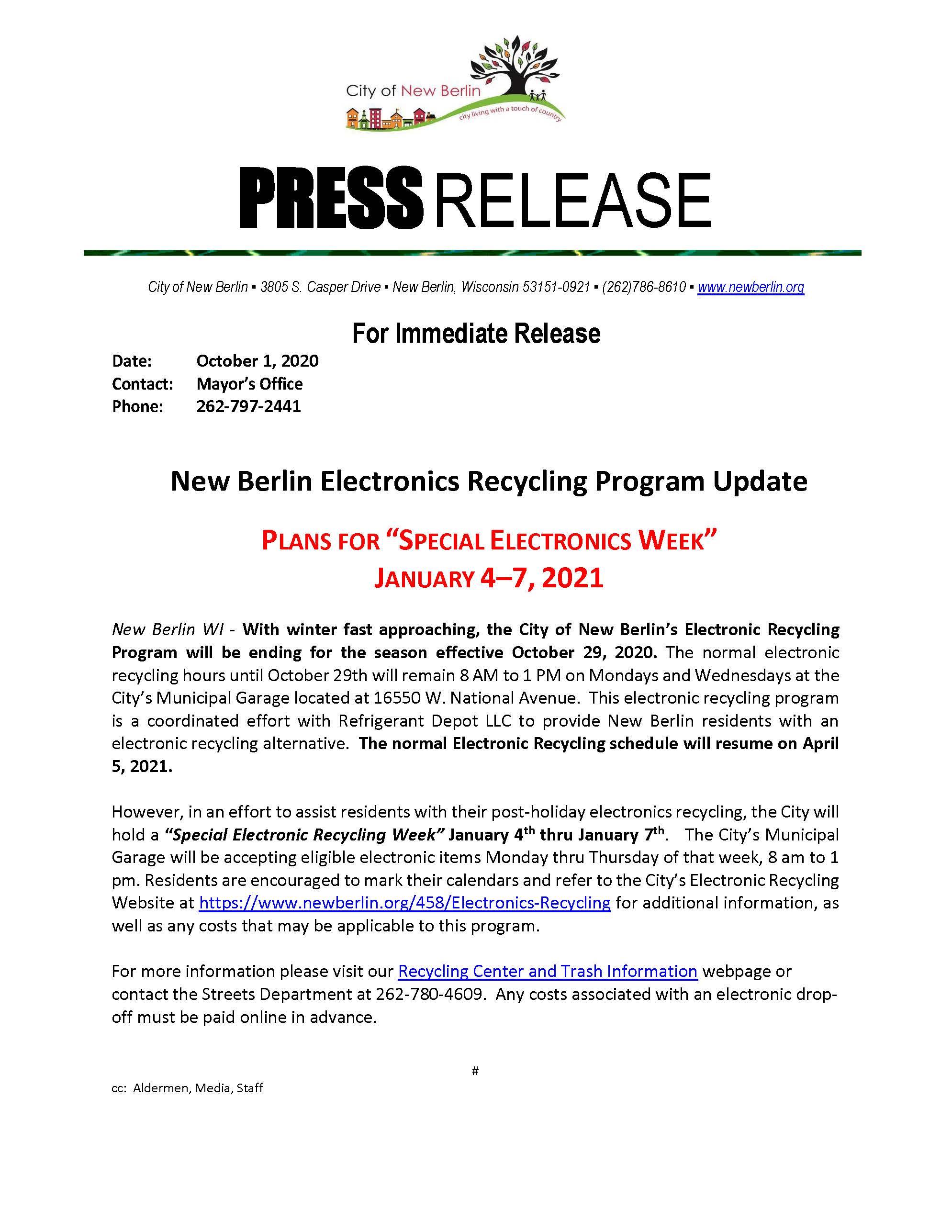 Press Release - Electronics Week