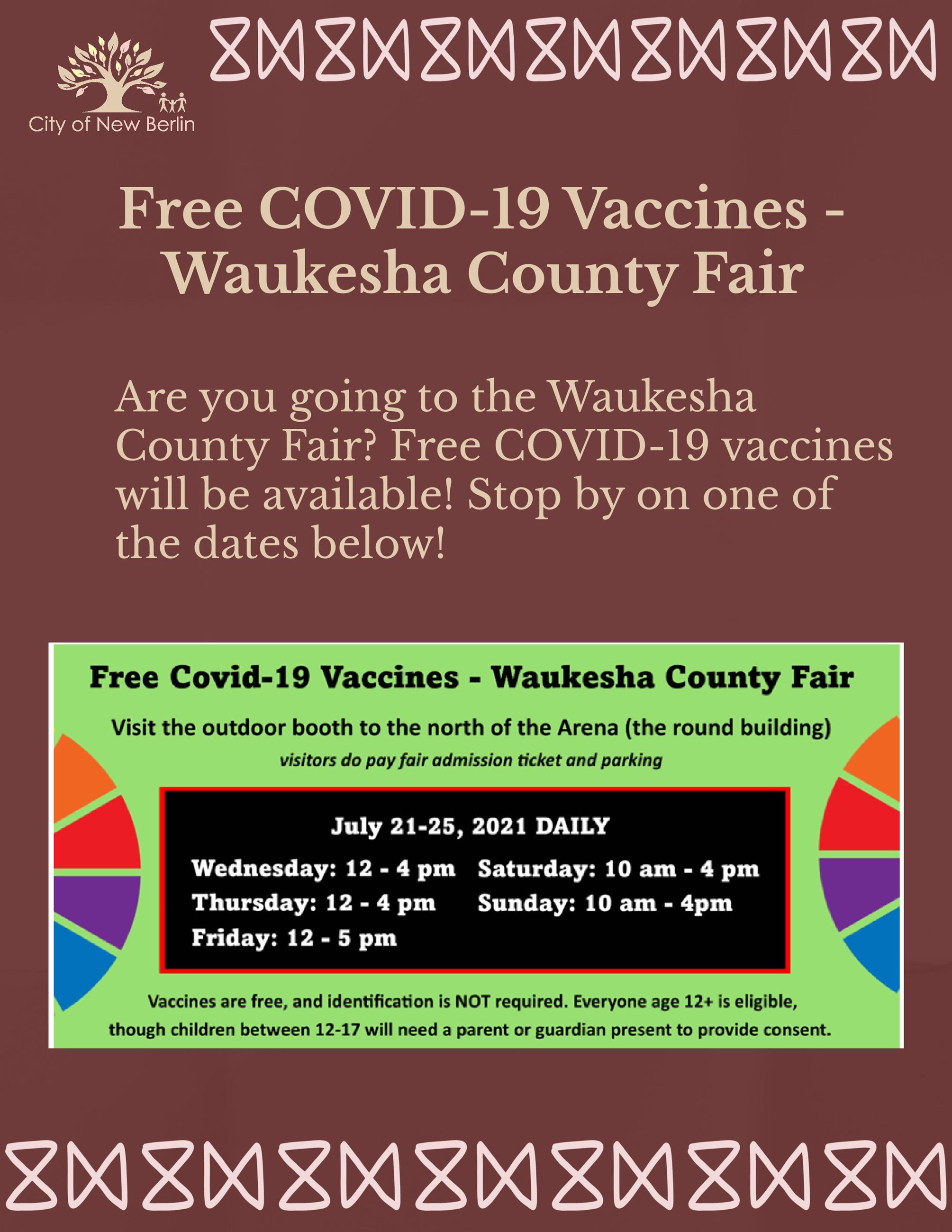 COVID-19 Vaccine _Waukesha Fair 