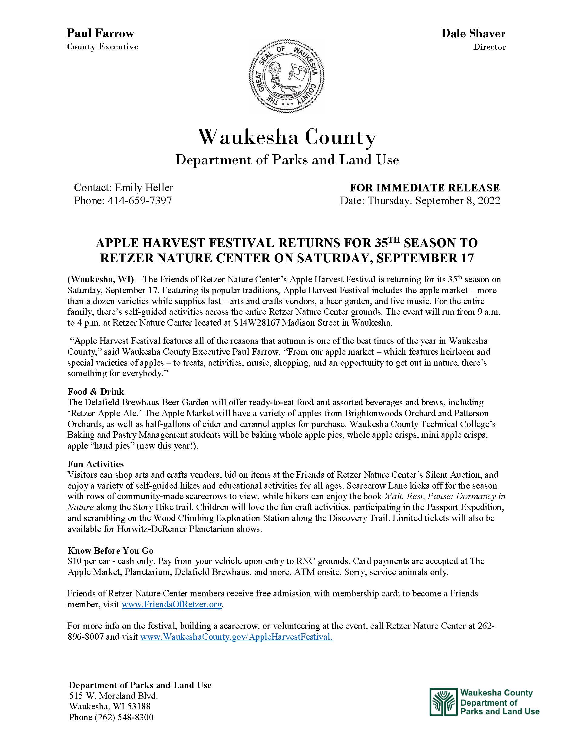 PR_2022 Retzer Apple Harvest Festival