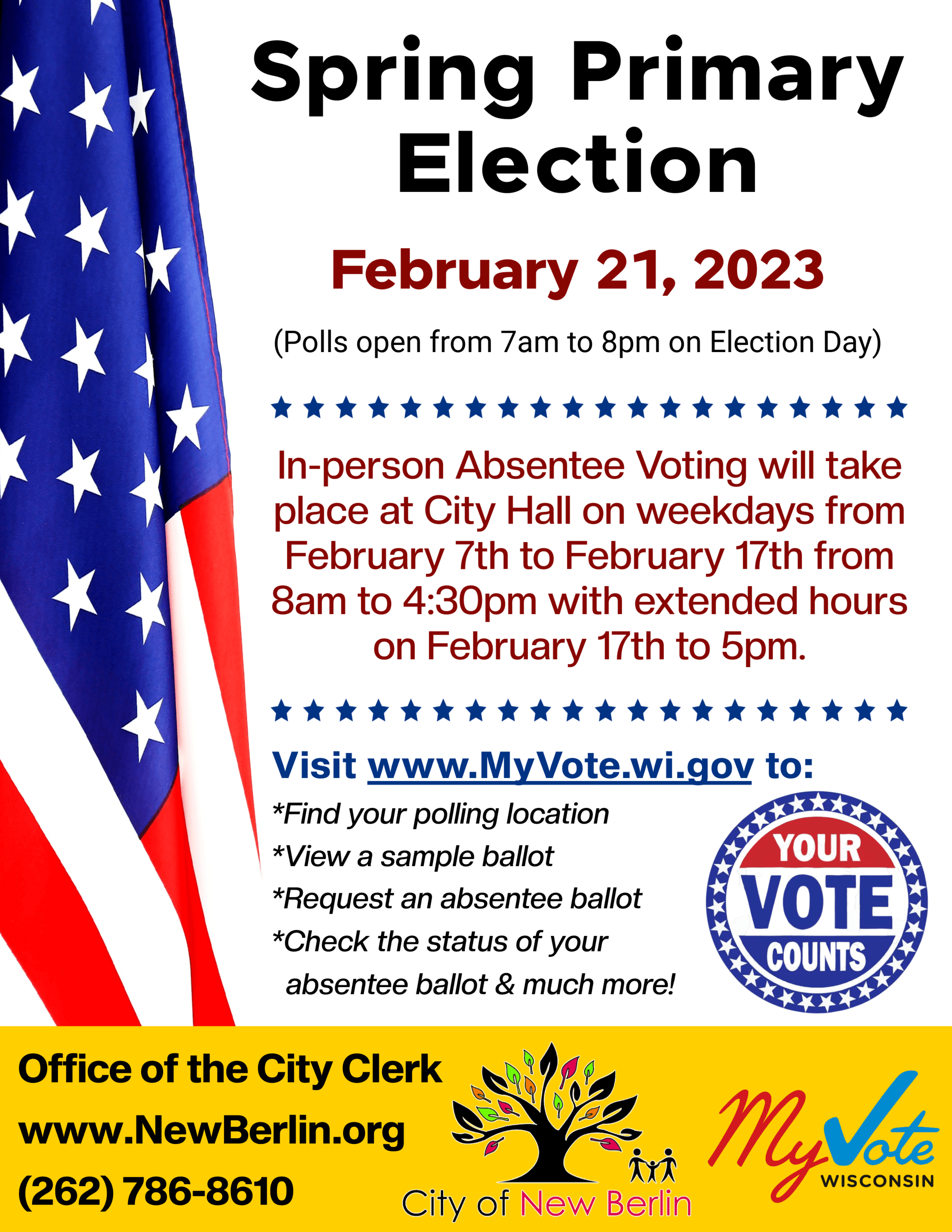 February 21 2023 Spring Primary Election
