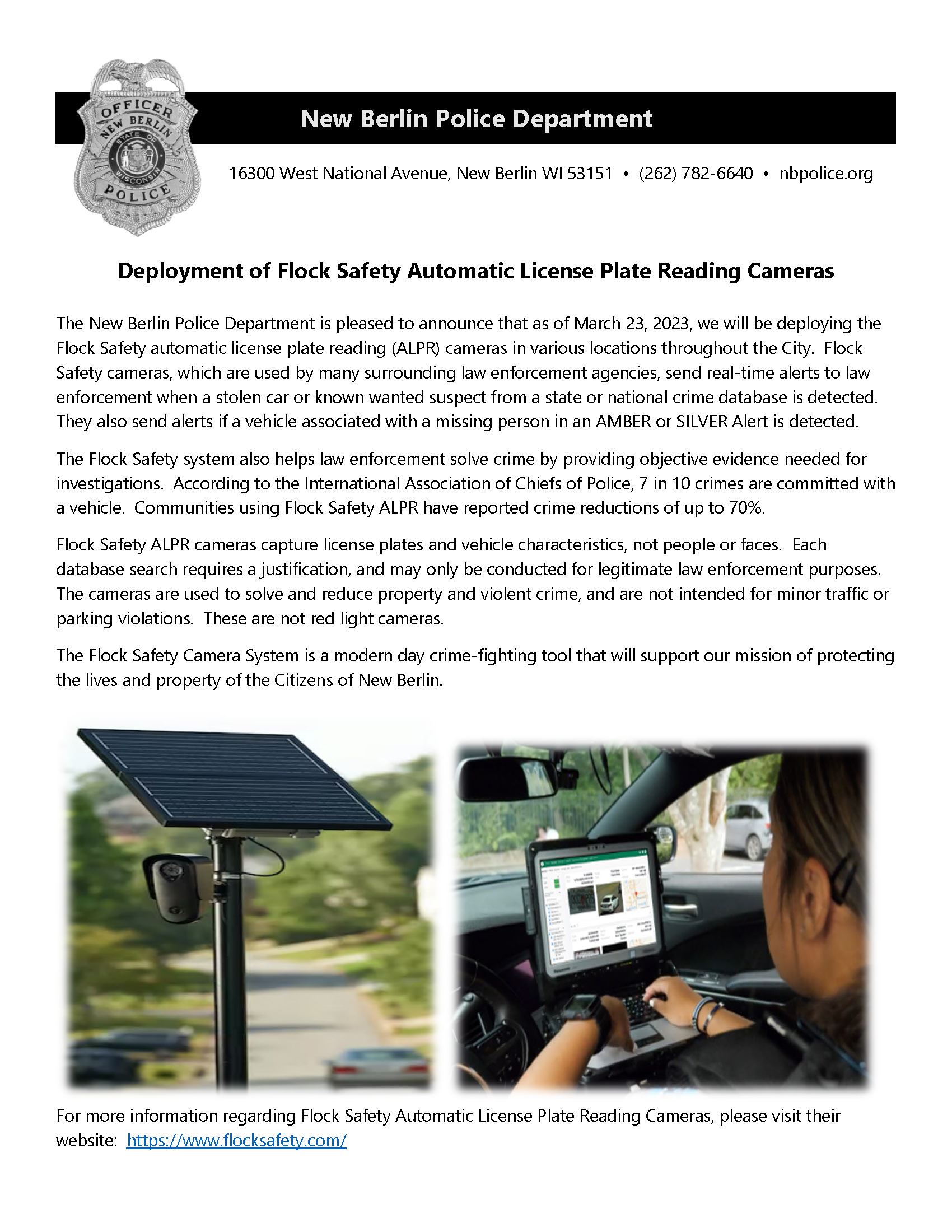 Flock Safety Announcement