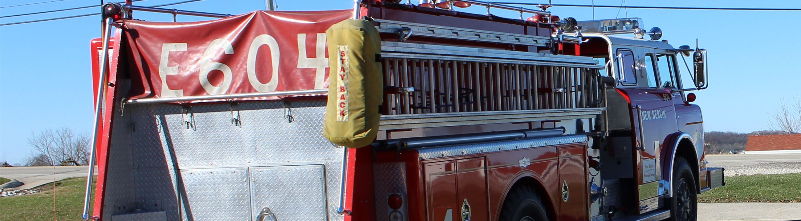 close up of back of historical engine
