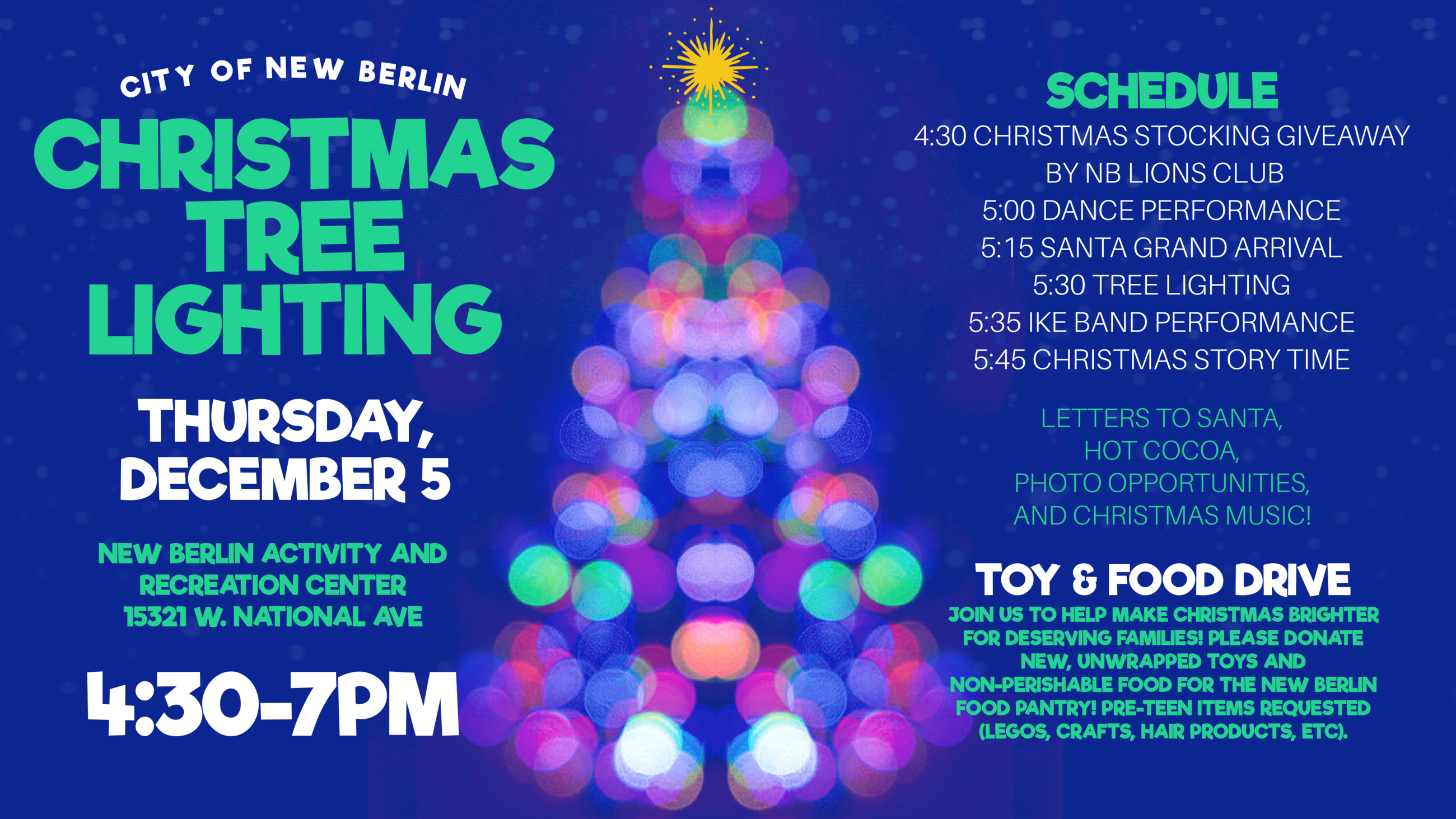 christmas tree lighting 2025