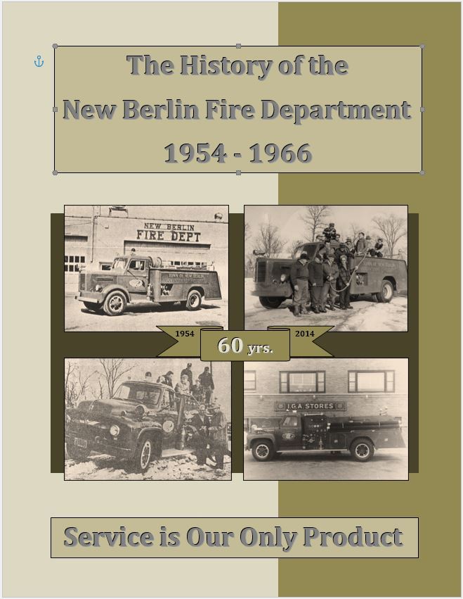 Front Page of Pamphlet